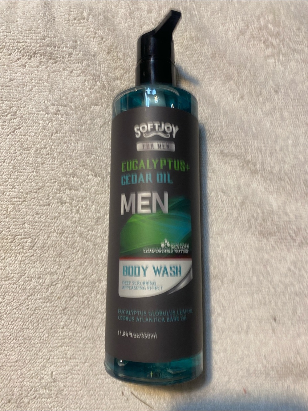 Men Eucalyptus + Cedar Oil Body Wash - Blue/Green